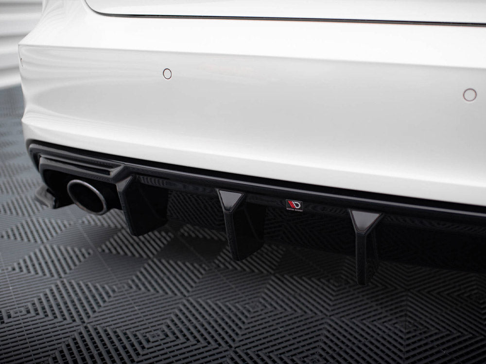 Rear Valance Audi A3 S-Line Sportback 8V (Version with single exhaust tips on one side)