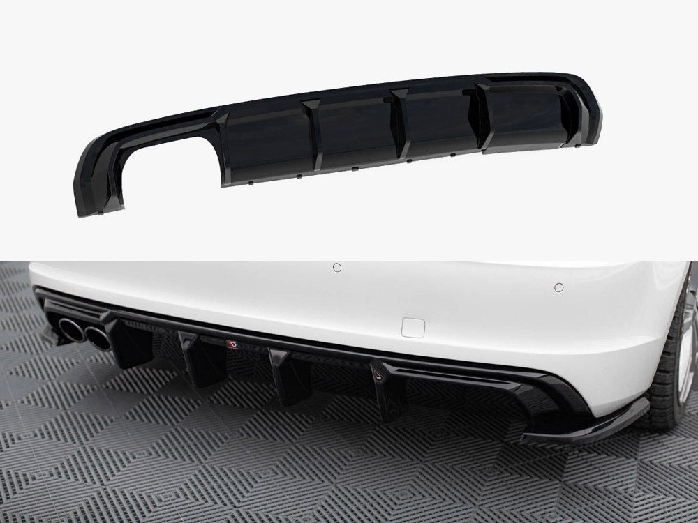 Maxton Design Rear Valance Audi A3 S-Line Sportback 8V (Version with dual exhausts tips on one side) - AU-S3-8V-SB-RS1GOO_ - Image 1