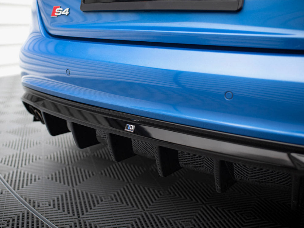 Rear Valance Audi A4 S-Line Sedan / Avant B8 (Version with dual exhaust tips on one side)