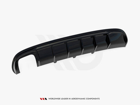 Maxton Design Rear Valance Audi A4 S-Line Sedan B8 (Version with dual exhaust tips on one side) - AU-S4-B8-RS1GOO_ - Image 5
