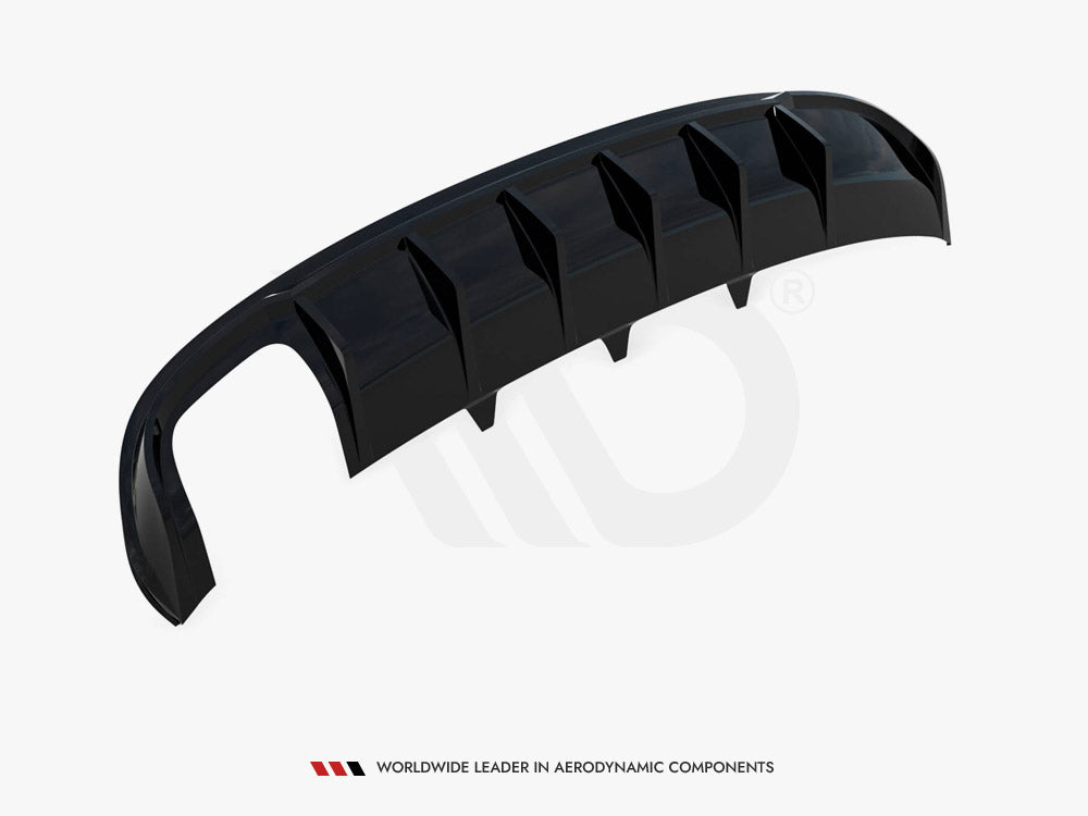 Rear Valance Audi A4 S-Line Sedan / Avant B8 (Version with dual exhaust tips on one side)