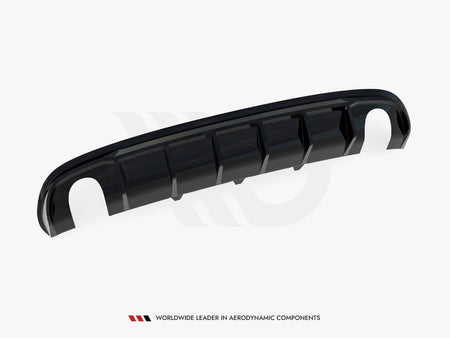 Maxton Design Rear Valance Audi A4 S-Line Sedan B8 (Version with single exhaust tips on both sides) - AU-S4-B8-RS1GO_O - Image 5