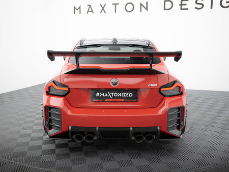 Maxton Design Carbon Spoiler With Internal Brackets Uprights BMW M2 G87 - CF-BM-M2-G87-WING5-INT-245-P - Image 3