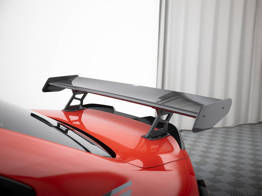 Maxton Design Carbon Spoiler With Internal Brackets Uprights + LED BMW M2 G87 - CF-BM-M2-G87-WING5-INT-245-P+LED - Image 11