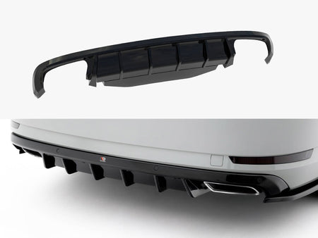 Maxton Design Rear Valance V.2 Skoda Superb Liftback / Combi Mk3 - SK-SU-3-RS2G+RS2RG - Image 1