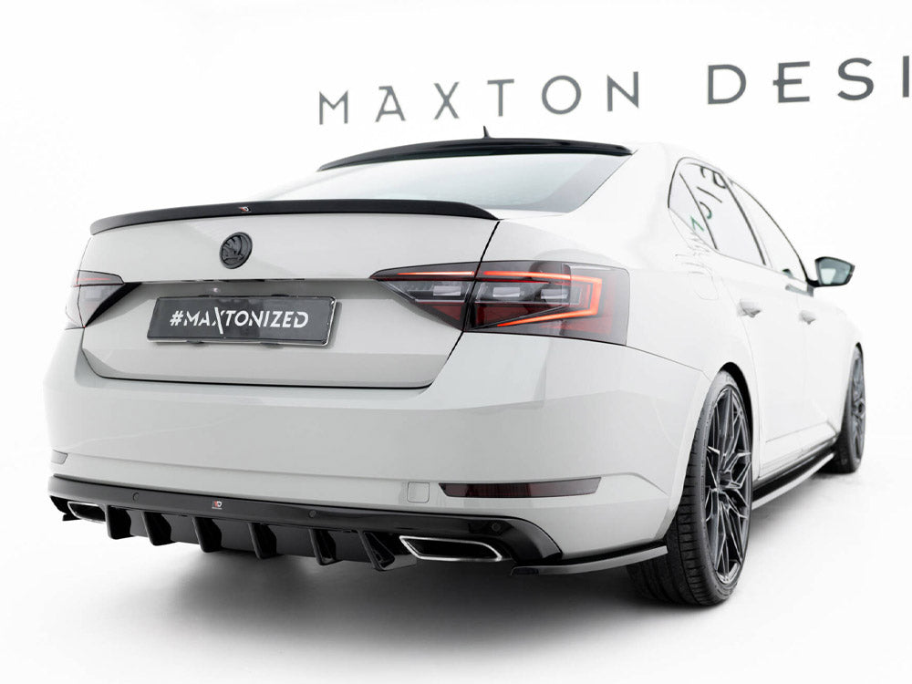 Maxton Design Rear Valance V.2 Skoda Superb Liftback / Combi Mk3 - SK-SU-3-RS2G+RS2RG - Image 2