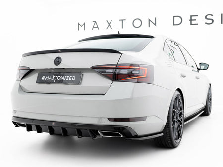 Maxton Design Rear Valance V.2 Skoda Superb Liftback / Combi Mk3 - SK-SU-3-RS2G+RS2RG - Image 2