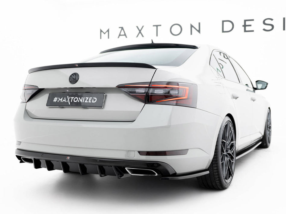 Maxton Design Rear Valance V.2 Skoda Superb Liftback / Combi Mk3 - SK-SU-3-RS2G+RS2RG - Image 2
