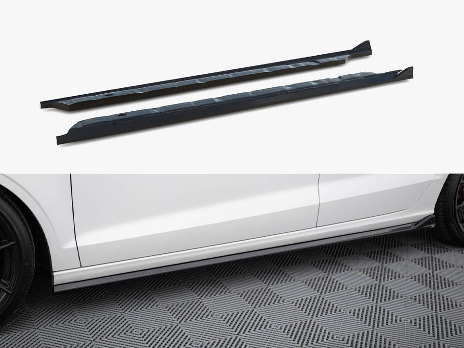 Maxton Design Side Skirts Diffusers Audi A3 Sedan 8V Facelift - AU-A3-3-S-SD1G - Image 1
