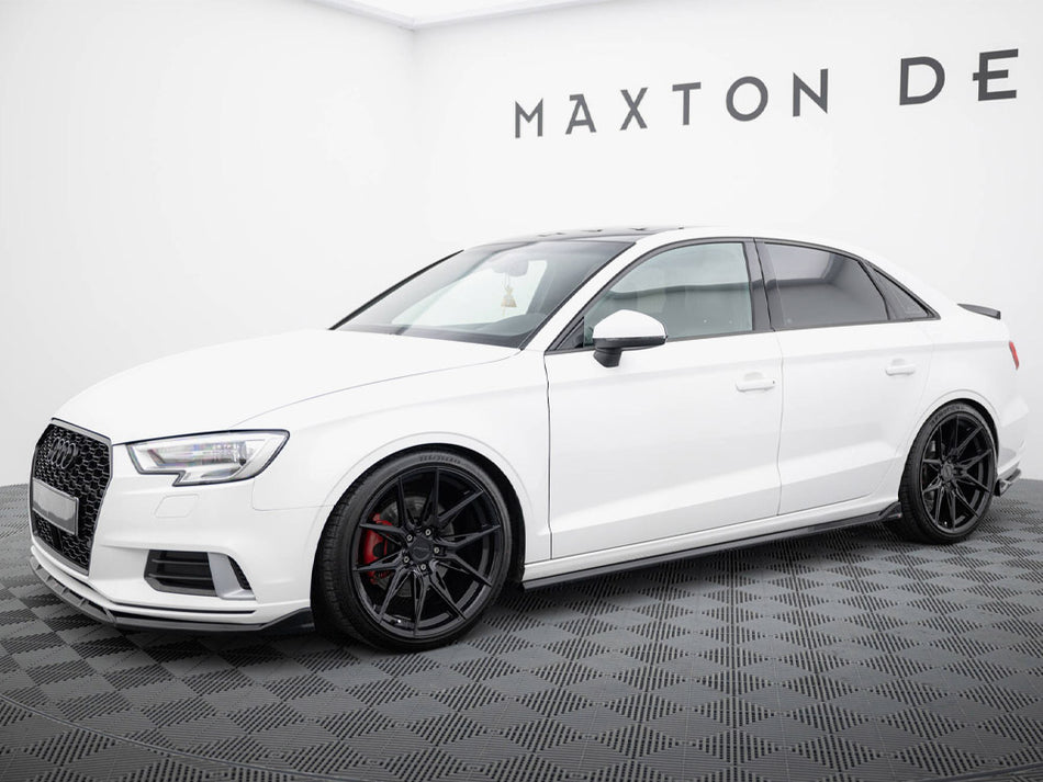 Maxton Design Side Skirts Diffusers Audi A3 Sedan 8V Facelift - AU-A3-3-S-SD1G - Image 2