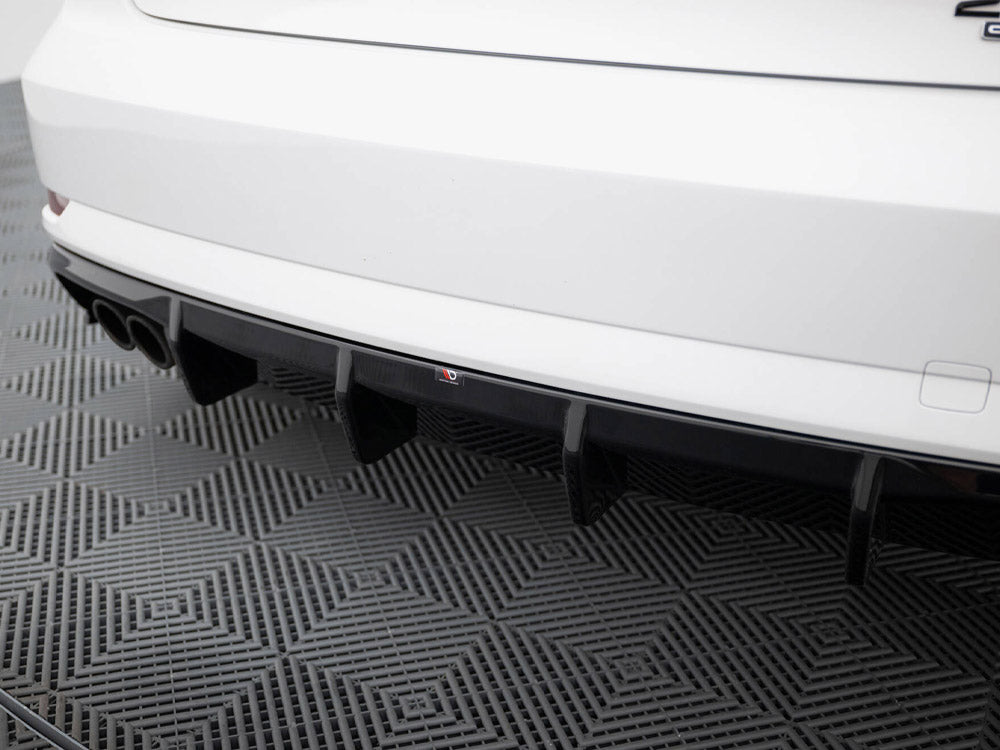Rear Valance Audi A3 Sedan 8V Facelift (Version with dual exhaust tips on one side)