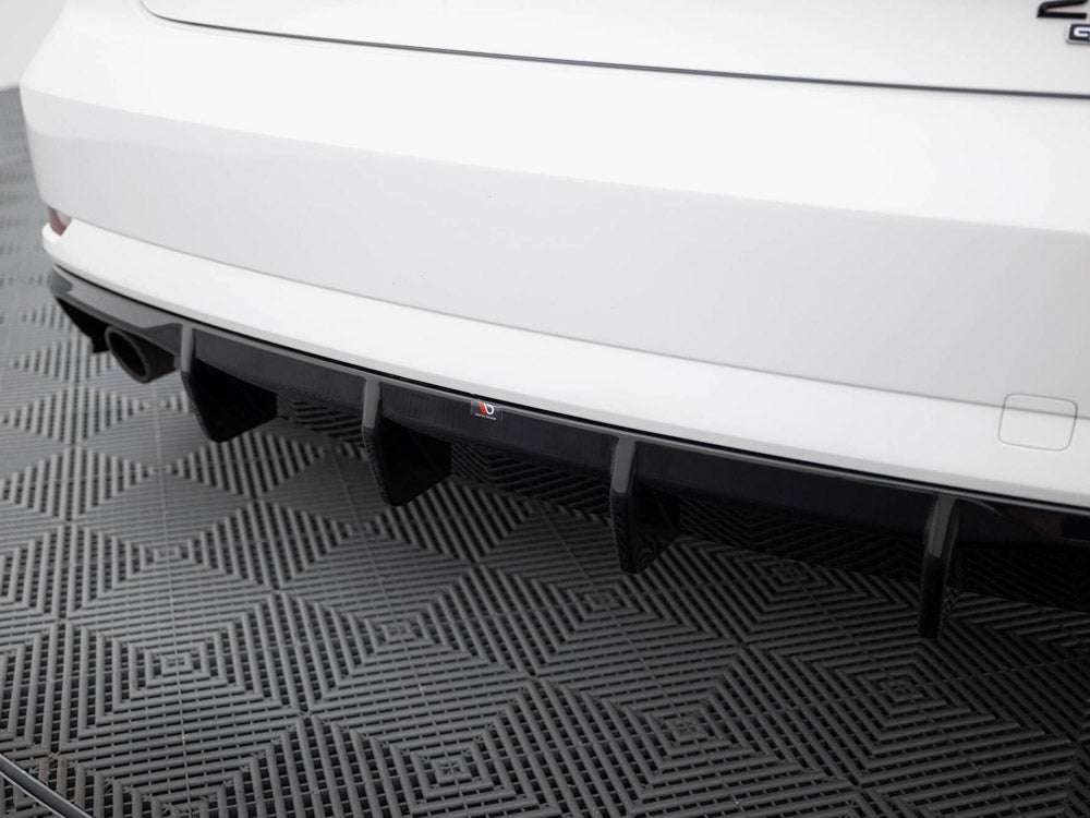 Rear Valance Audi A3 Sedan 8V Facelift (Version with single exhaust tips on both sides)