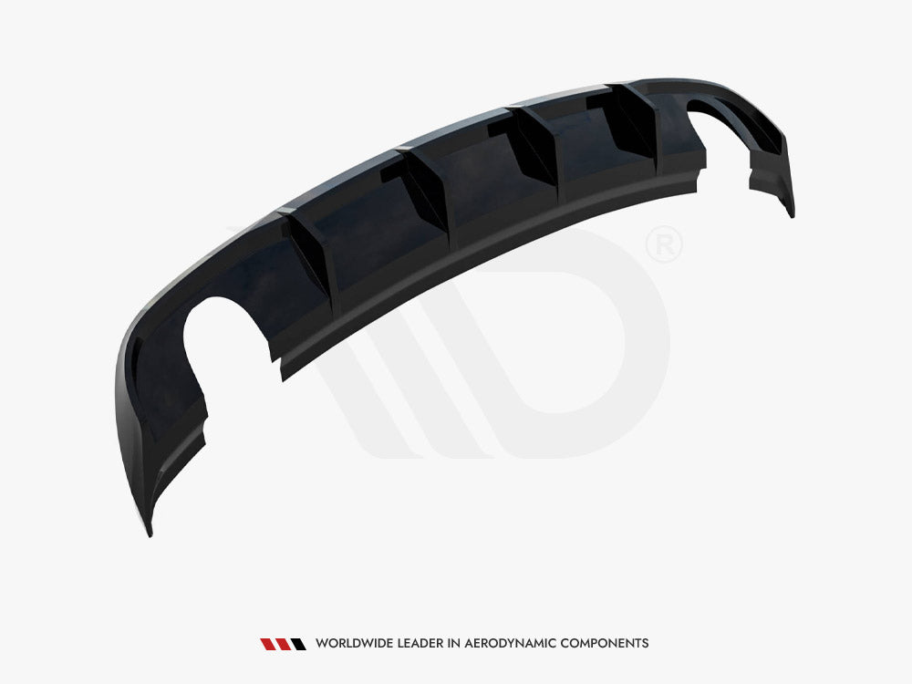 Maxton Design Rear Valance Audi A3 Sedan 8V Facelift (Version with single exhaust tips on both sides) - AU-A3-8VF-S-RS1GO_O - Image 8