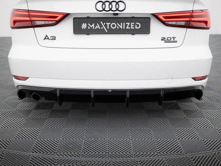 Rear Valance Audi A3 Sedan 8V Facelift (Version with single exhaust tips on one side)