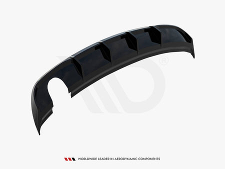 Maxton Design Rear Valance Audi A3 Sedan 8V Facelift (Version with single exhaust tips on one side) - AU-A3-8VF-S-RS1GO_ - Image 6