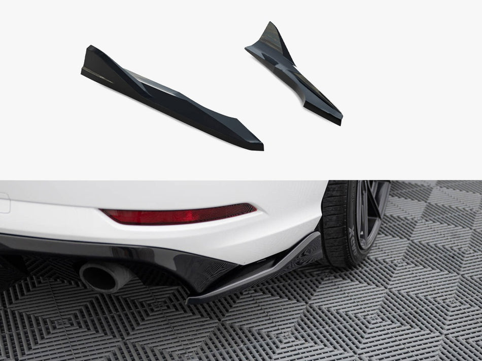 Rear Side Splitters V.2 Audi A3 Sedan 8V Facelift