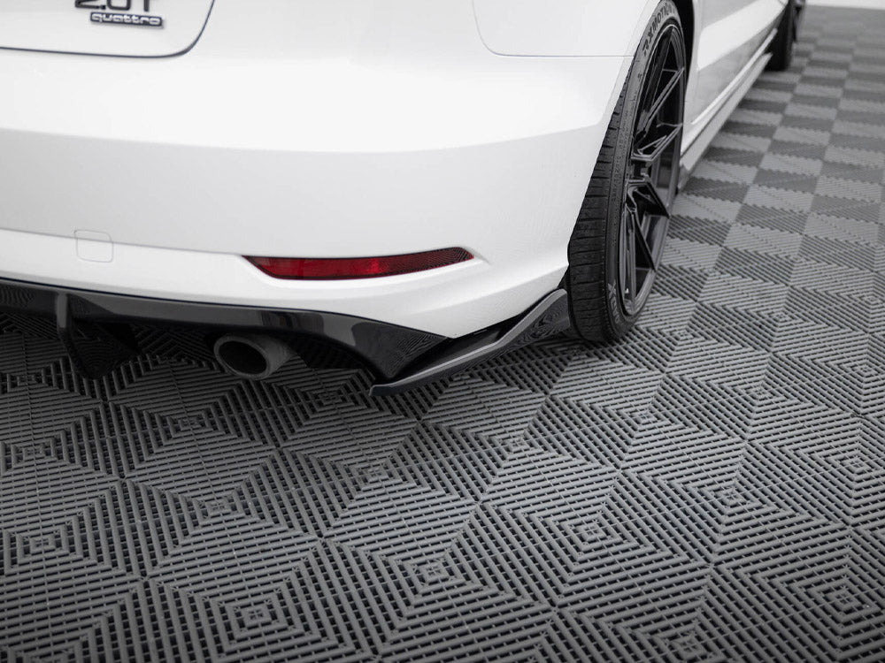 Rear Side Splitters V.2 Audi A3 Sedan 8V Facelift