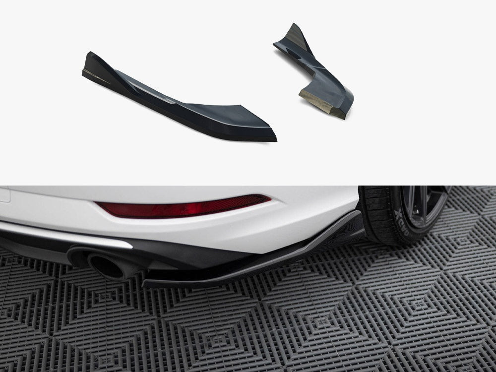 Rear Side Splitters V.1 Audi A3 Sedan 8V Facelift