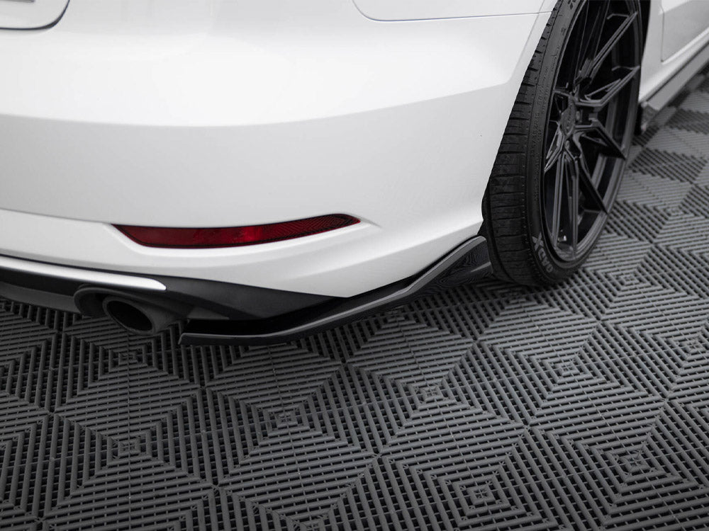 Rear Side Splitters V.1 Audi A3 Sedan 8V Facelift