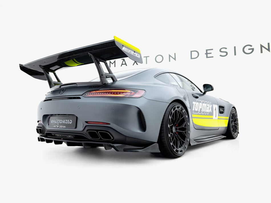 Maxton Design Rear Splitter (Vertical Bars) Mercedes-AMG GT C C190 Facelift - ME-AMG-GTC-1F-RD1G+RD2G - Image 2