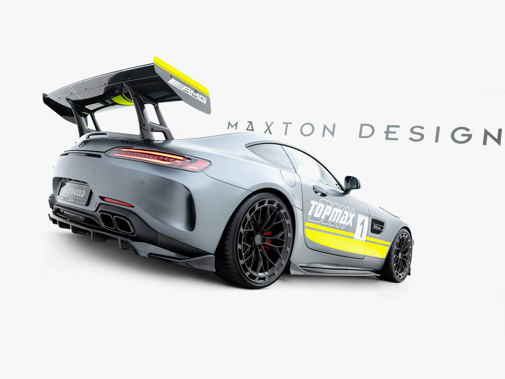 Maxton Design Rear Splitter (Vertical Bars) Mercedes-AMG GT C C190 Facelift - ME-AMG-GTC-1F-RD1G+RD2G - Image 3