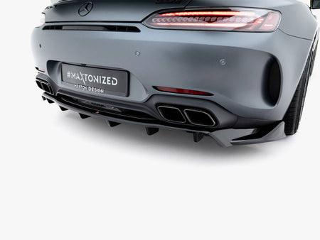 Maxton Design Rear Splitter (Vertical Bars) Mercedes-AMG GT C C190 Facelift - ME-AMG-GTC-1F-RD1G+RD2G - Image 5