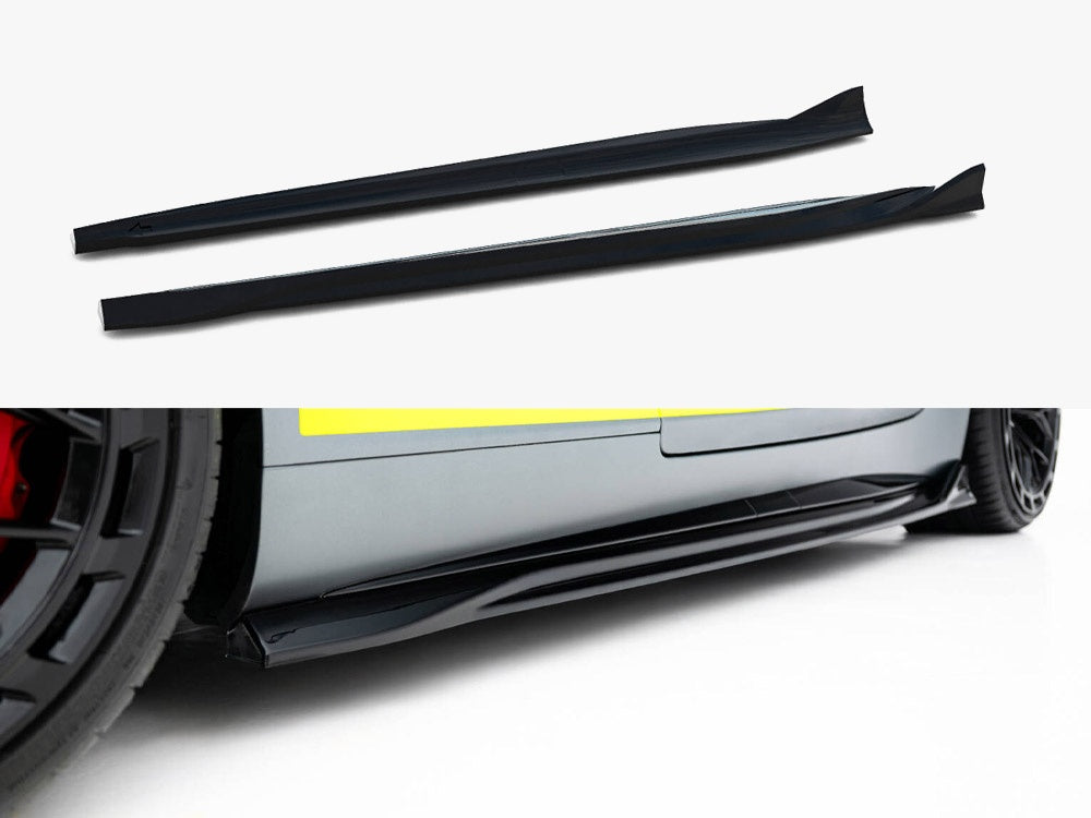 Maxton Design Side Skirts Diffusers Mercedes-AMG GT C C190 Facelift - ME-AMG-GTC-1F-SD1G - Image 1