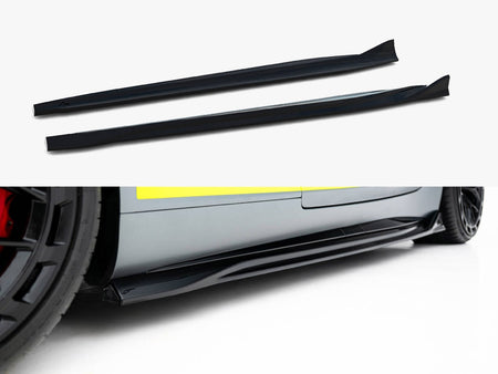 Maxton Design Side Skirts Diffusers Mercedes-AMG GT C C190 Facelift - ME-AMG-GTC-1F-SD1G - Image 1