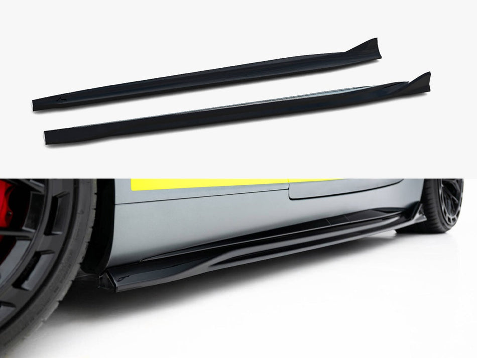 Maxton Design Side Skirts Diffusers Mercedes-AMG GT C C190 Facelift - ME-AMG-GTC-1F-SD1G - Image 1