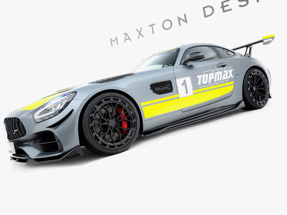 Maxton Design Side Skirts Diffusers Mercedes-AMG GT C C190 Facelift - ME-AMG-GTC-1F-SD1G - Image 3