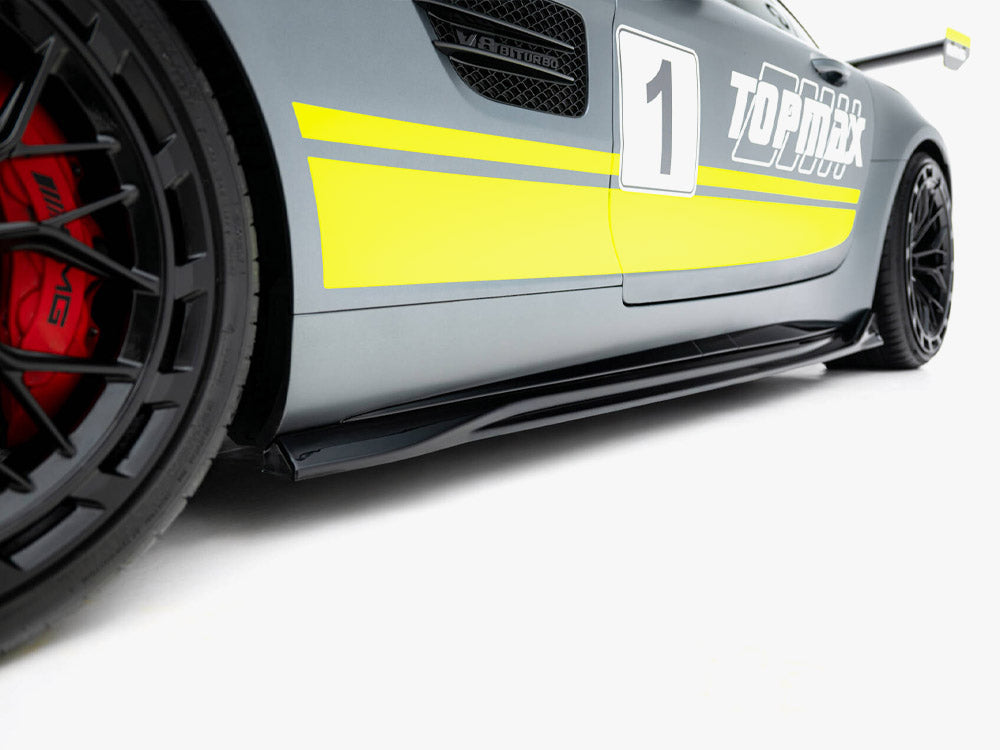 Maxton Design Side Skirts Diffusers Mercedes-AMG GT C C190 Facelift - ME-AMG-GTC-1F-SD1G - Image 4