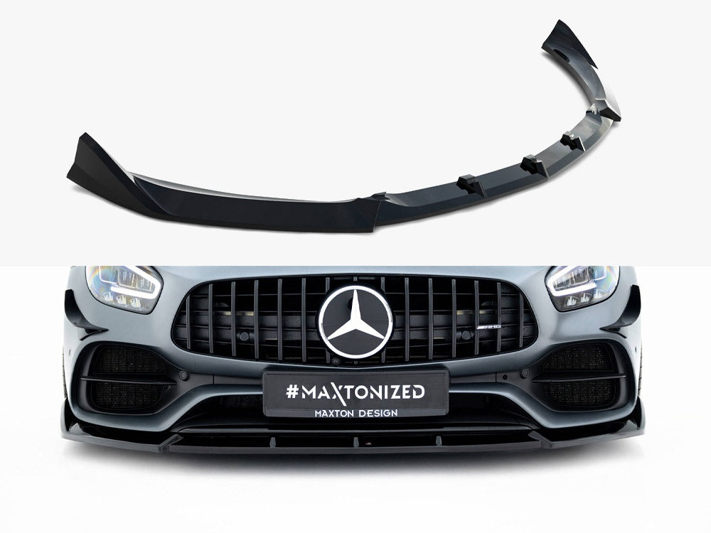 Maxton Design Front Splitter Mercedes-AMG GT C C190 Facelift - ME-AMG-GTC-1F-FD1G - Image 1