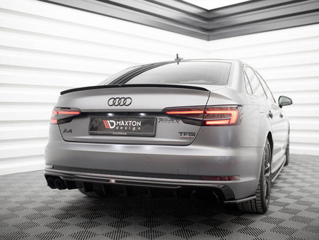 Maxton Design Rear Valance Audi A4 S-Line B9 (Version with dual exhaust tips on one side) - AU-A4-B9-SLINE-RS1GOO_ - Image 2