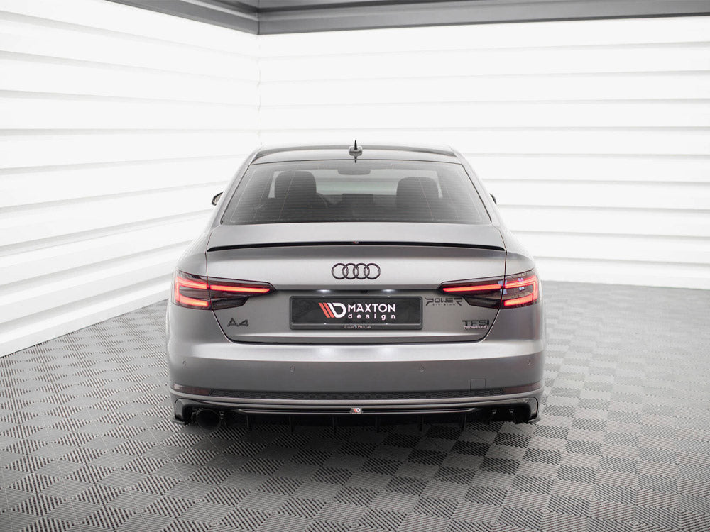 Rear Valance V.1 Audi A4 S-Line B9 (Version with single exhaust tip on one side)