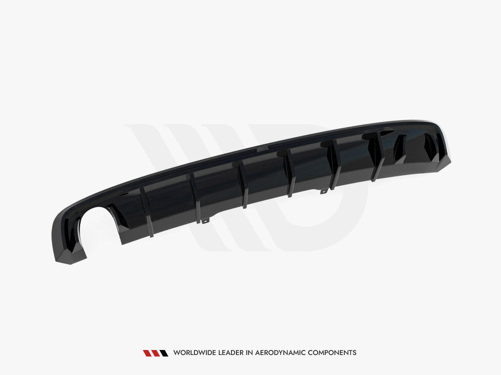Rear Valance V.1 Audi A4 S-Line B9 (Version with single exhaust tip on one side)