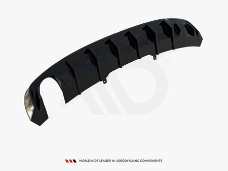 Rear Valance V.1 Audi A4 S-Line B9 (Version with single exhaust tip on one side)