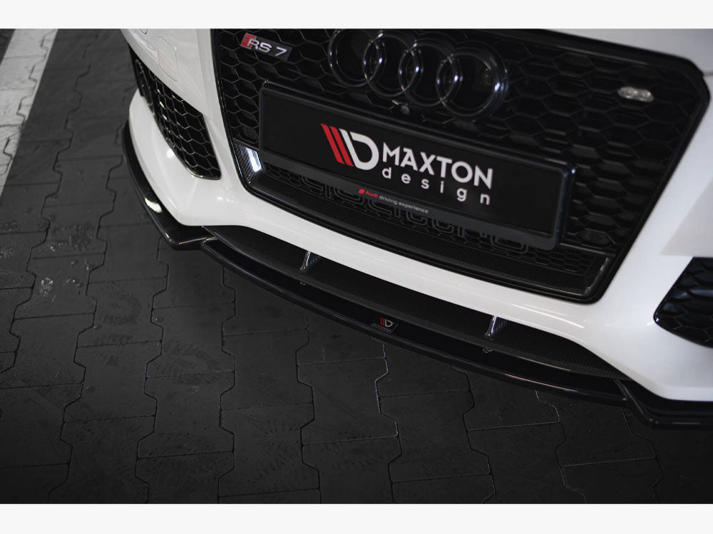 Maxton Design Front Splitter V.4 Audi RS7 C7 - AU-RS7-1F-FD4G - Image 5