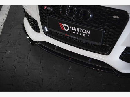 Maxton Design Front Splitter V.4 Audi RS7 C7 - AU-RS7-1F-FD4G - Image 5