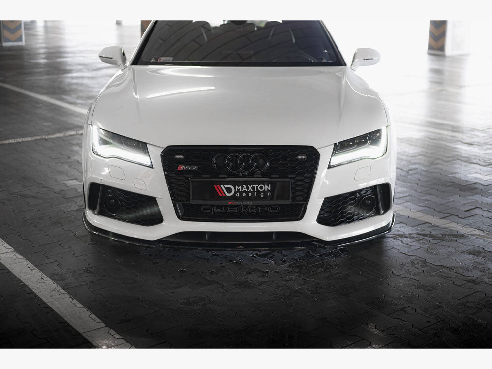 Maxton Design Front Splitter V.4 Audi RS7 C7 - AU-RS7-1F-FD4G - Image 4