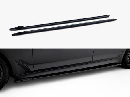 Maxton Design Side Skirt Diffusers V.2 BMW M550i / M550d Sedan / Touring G30 / G30 Facelift - BM-5-G30-MPACK-SD2G - Image 1