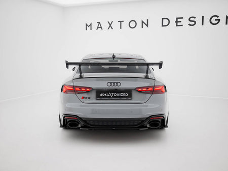 Maxton Design Carbon Spoiler With External Brackets Uprights V.1 Audi A5 / A5 S-Line / S5 / RS5 Coupe F5 / F5 Facelift - CF-AU-S5-2F-C-WING5-EXT-245-P-1 - Image 4