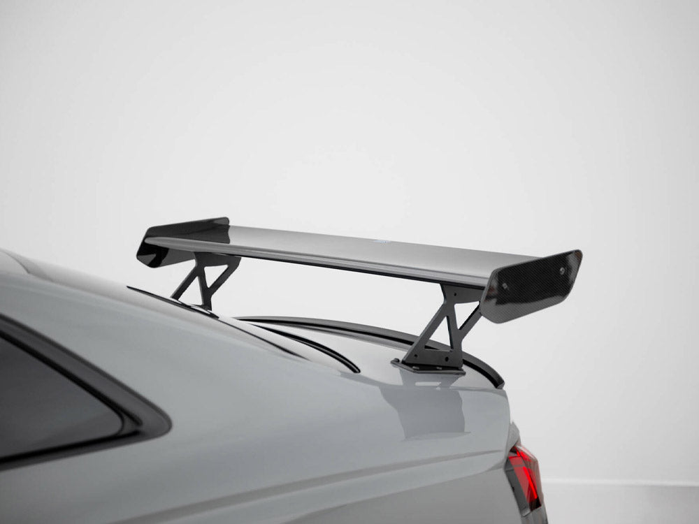 Maxton Design Carbon Spoiler With External Brackets Uprights V.1 + LED Audi A5 / A5 S-Line / S5 / RS5 Coupe F5 / F5 Facelift - CF-AU-S5-2F-C-WING5-EXT-245-P+LED-1 - Image 12