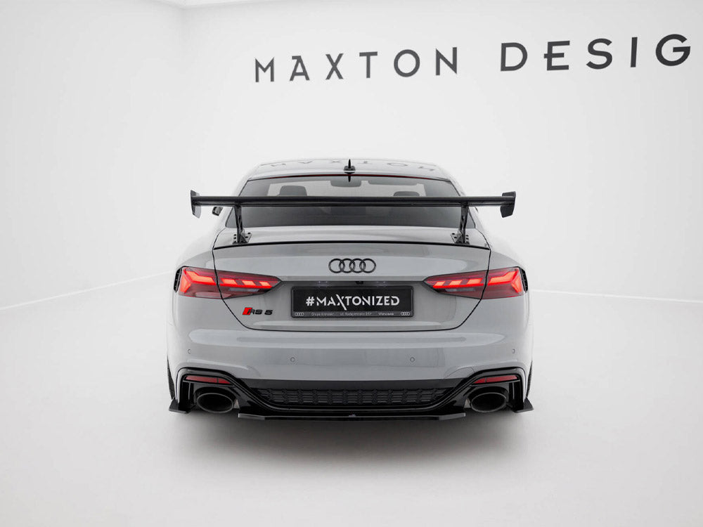 Maxton Design Carbon Spoiler With External Brackets Uprights V.2 Audi A5 / A5 S-Line / S5 / RS5 Coupe F5 / F5 Facelift - CF-AU-S5-2F-C-WING5-EXT-245-P-2 - Image 3