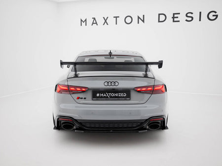 Maxton Design Carbon Spoiler With External Brackets Uprights V.2 Audi A5 / A5 S-Line / S5 / RS5 Coupe F5 / F5 Facelift - CF-AU-S5-2F-C-WING5-EXT-245-P-2 - Image 3