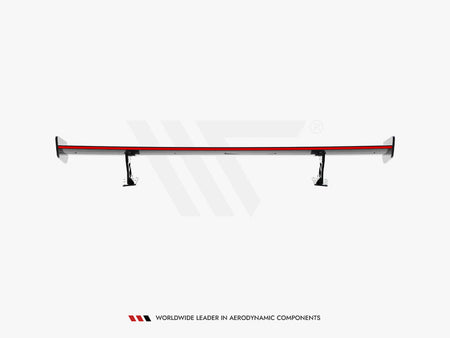 Carbon Spoiler With External Brackets Uprights V.2 + LED Audi A5 / A5 S-Line / S5 / RS5 Coupe F5 / F5 Facelift