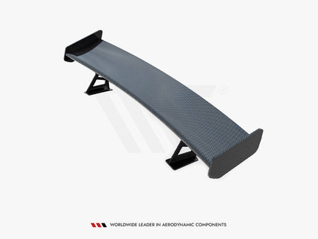 Carbon Spoiler With External Brackets Uprights V.2 + LED Audi A5 / A5 S-Line / S5 / RS5 Coupe F5 / F5 Facelift