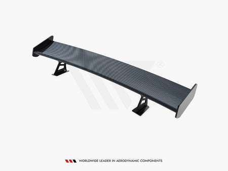 Carbon Spoiler With External Brackets Uprights V.2 + LED Audi A5 / A5 S-Line / S5 / RS5 Coupe F5 / F5 Facelift