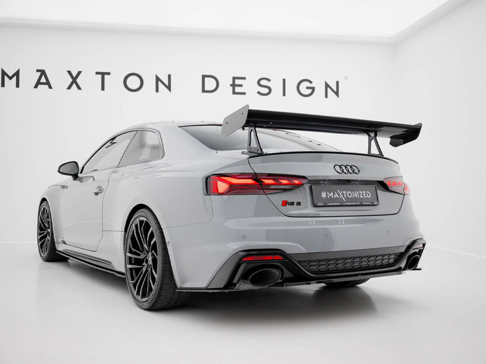 Maxton Design Carbon Spoiler With Upper Swan Mounting Audi A5 / A5 S-Line / S5 / RS5 Coupe F5 / F5 Facelift - CF-AU-S5-2F-C-WING5-UPP-245-P - Image 2