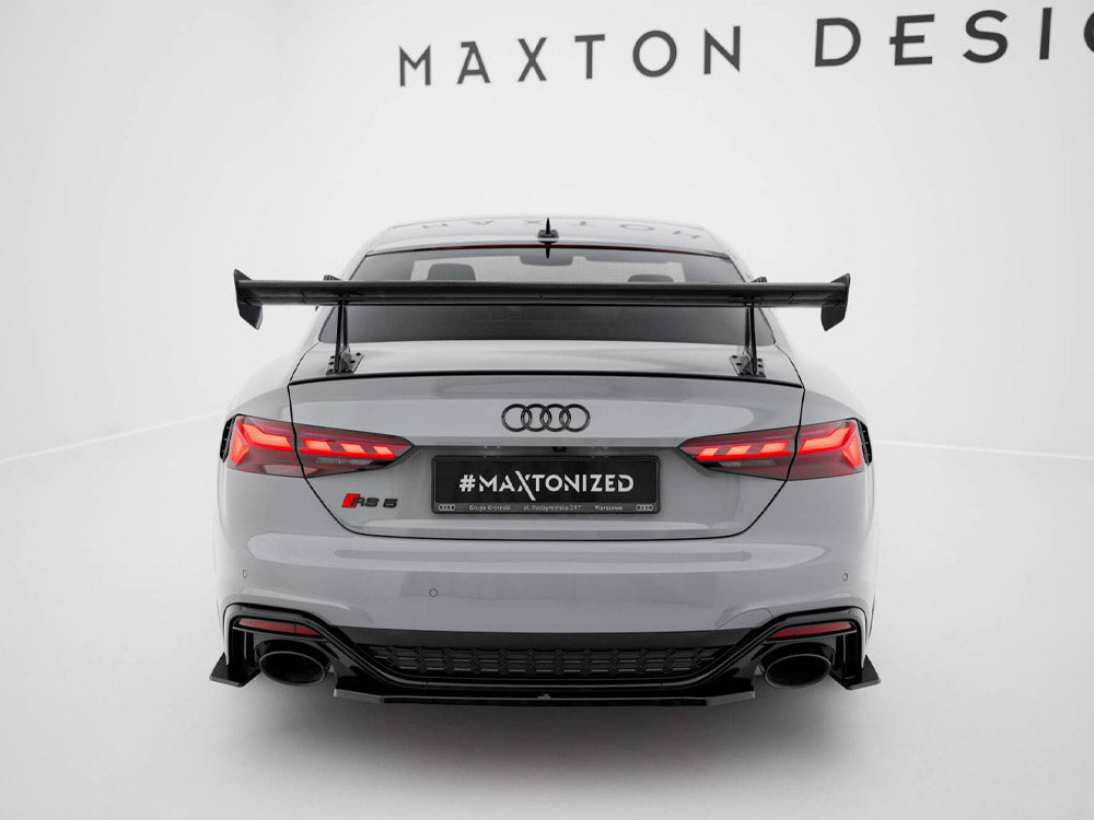 Maxton Design Carbon Spoiler With Upper Swan Mounting Audi A5 / A5 S-Line / S5 / RS5 Coupe F5 / F5 Facelift - CF-AU-S5-2F-C-WING5-UPP-245-P - Image 3