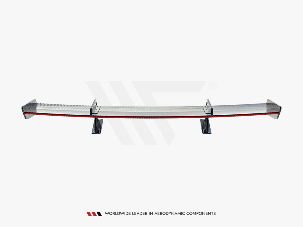 Carbon Spoiler With Upper Swan Mounting + LED Audi A5 / A5 S-Line / S5 / RS5 Coupe F5 / F5 Facelift